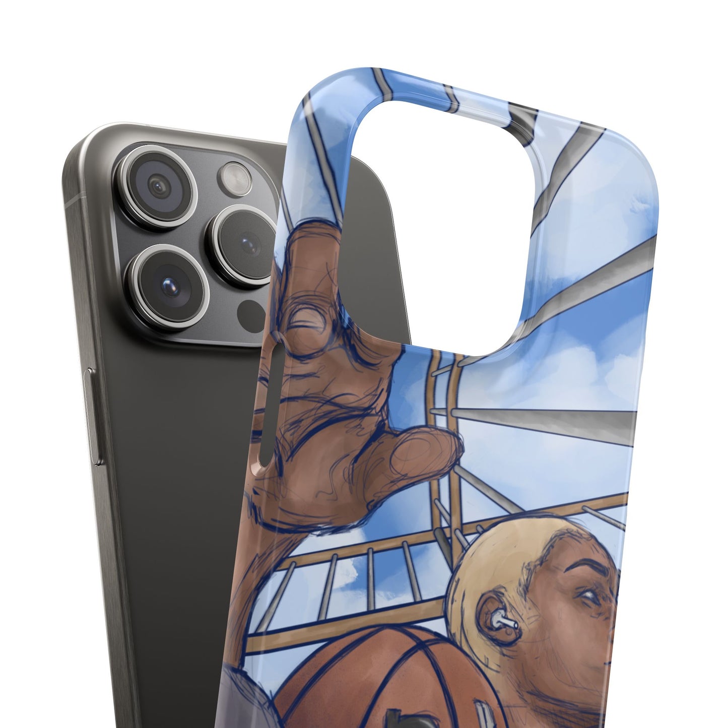 "Courtside Vibes" - natis_art_