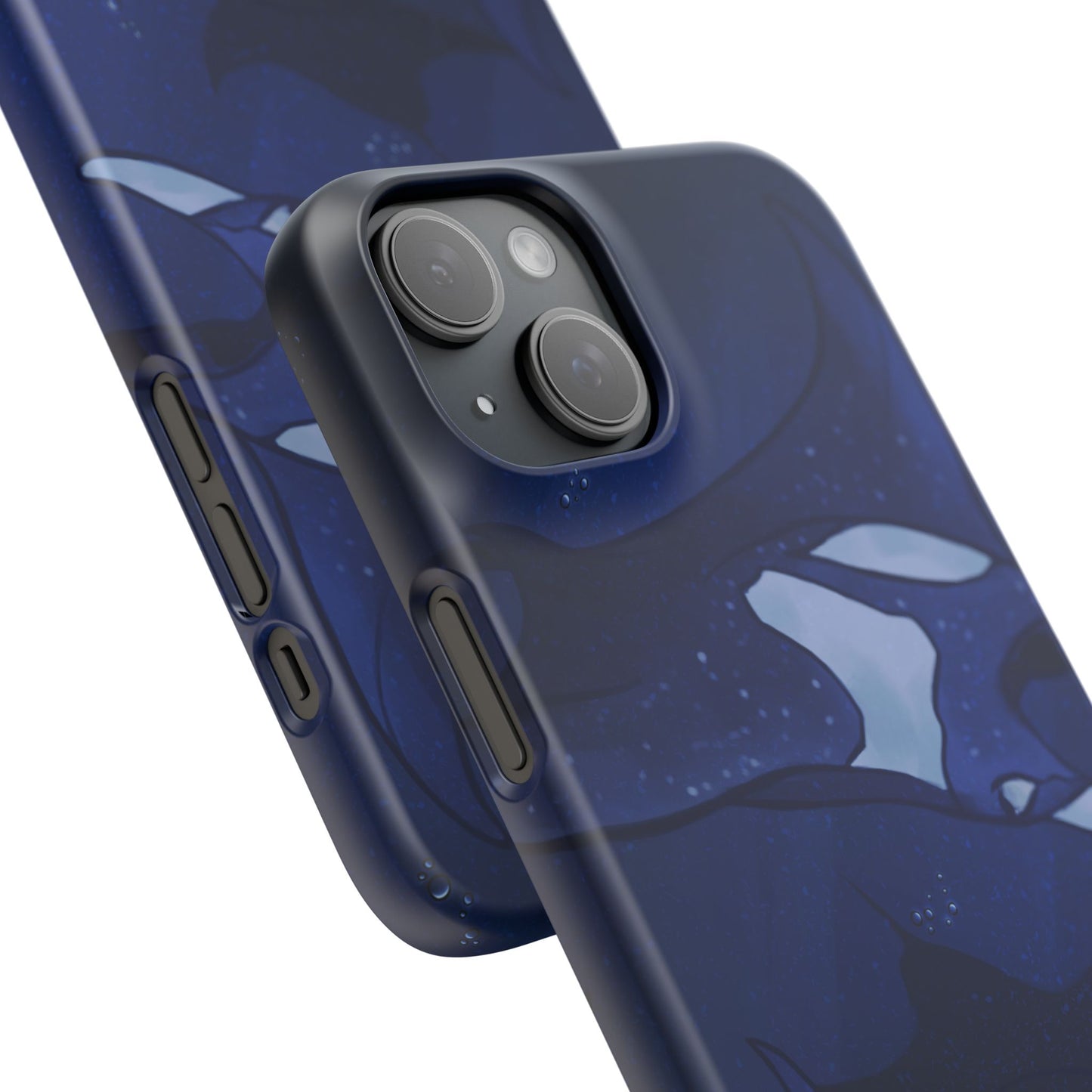 Ocean-Inspired Snap Case | Vibrant Manta Ray design