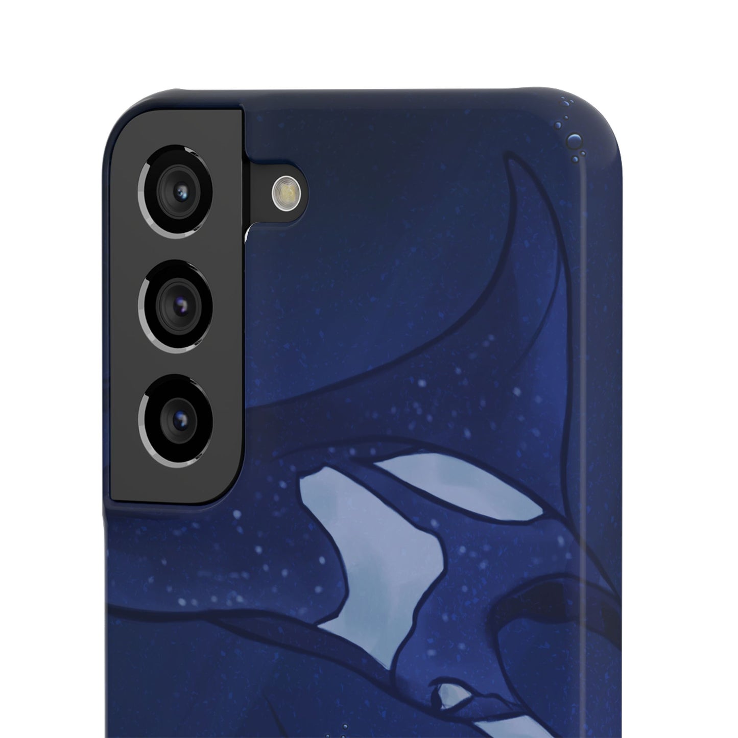 Ocean-Inspired Snap Case | Vibrant Manta Ray design