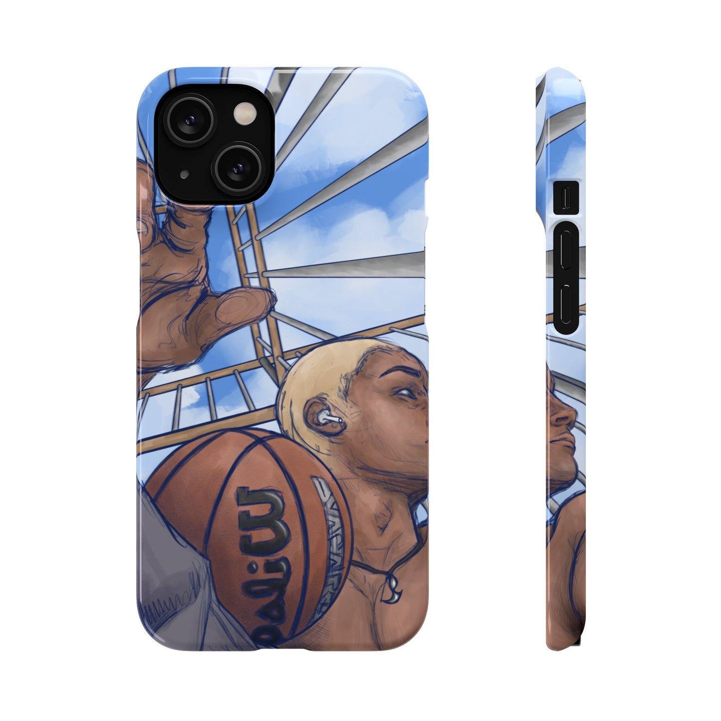 "Courtside Vibes" - natis_art_