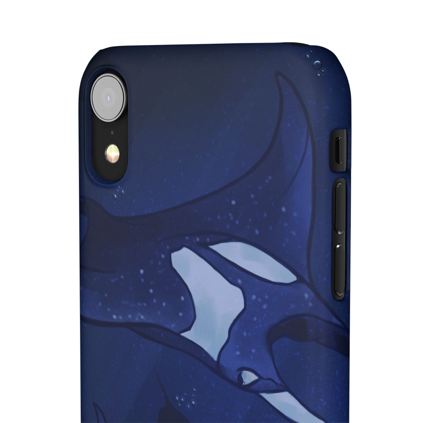Ocean-Inspired Snap Case | Vibrant Manta Ray design
